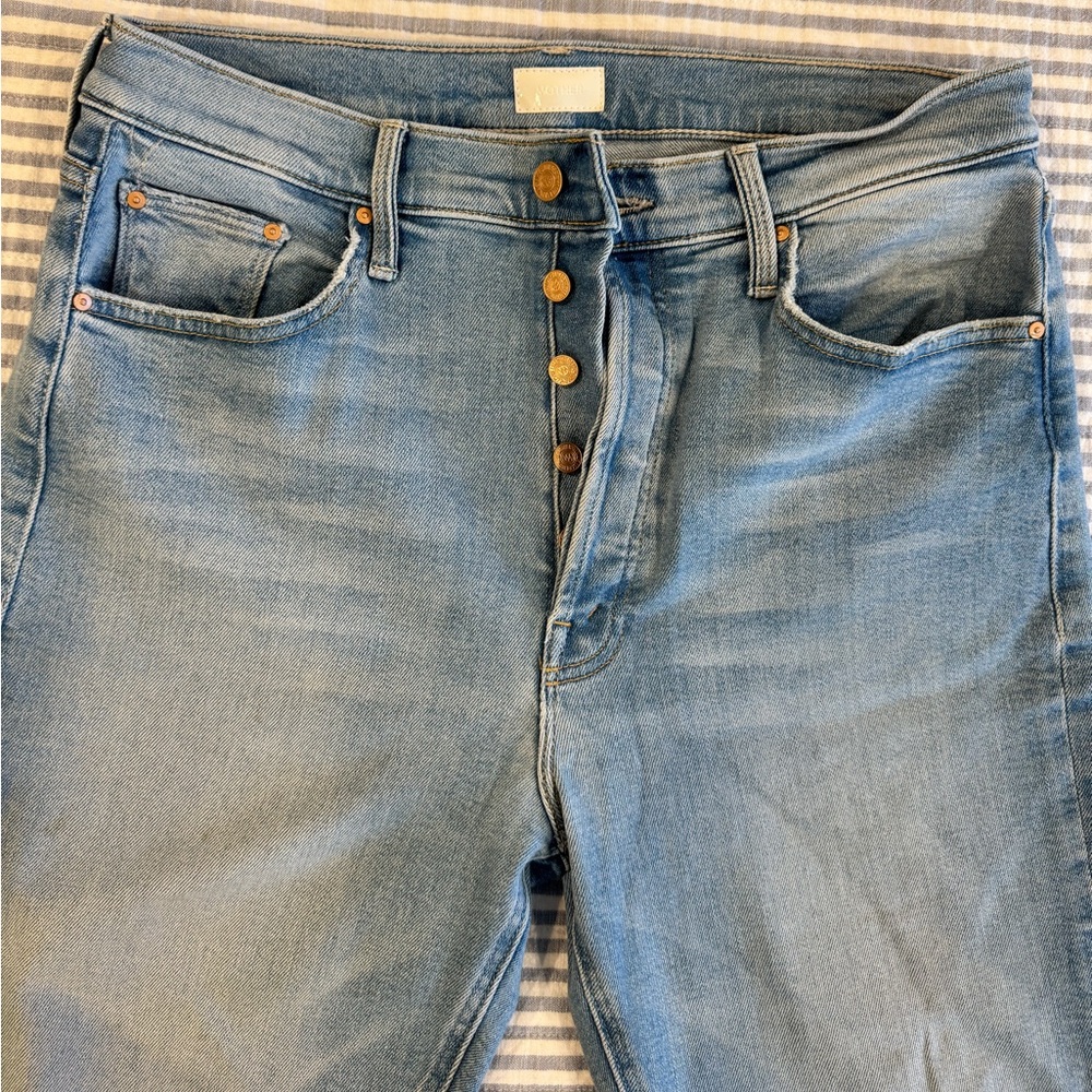 MOTHER The Tripper ankle fray jeans in the color Cat Daddy - size 31 - Picture 6 of 8